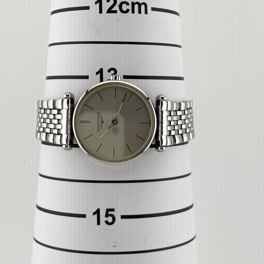 【稼働/新品電池】ロンジン　グランドクラシック　腕時計　純正ベルト　シルバー