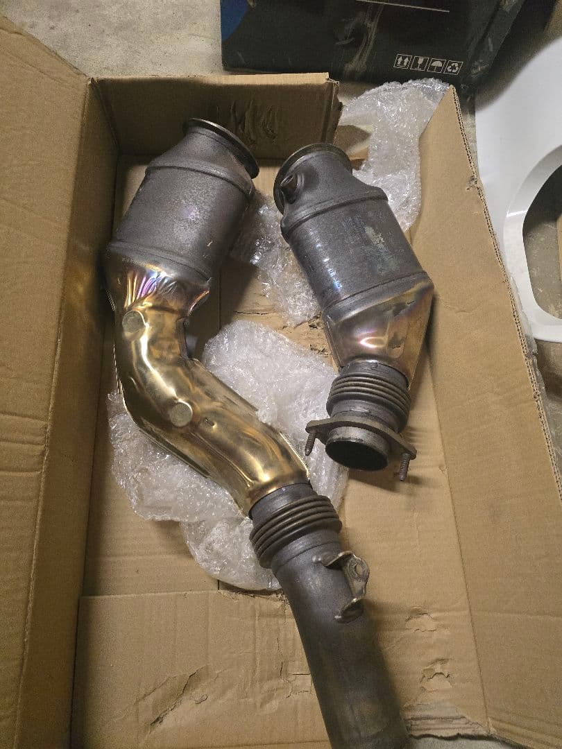  F80 F82 M3 M4 純正ダウンパイプ 触媒