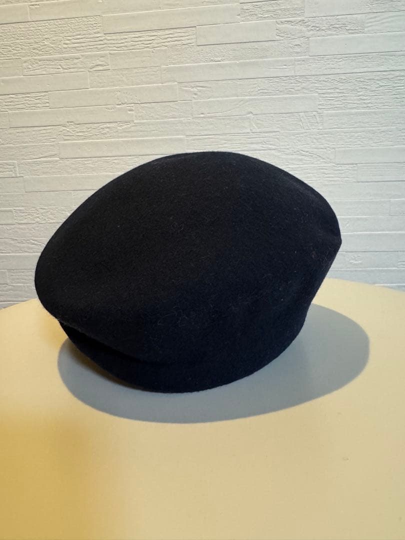 最終お値引き！【美品】CA4LA アシンメトリーキャスケット　ネイビー