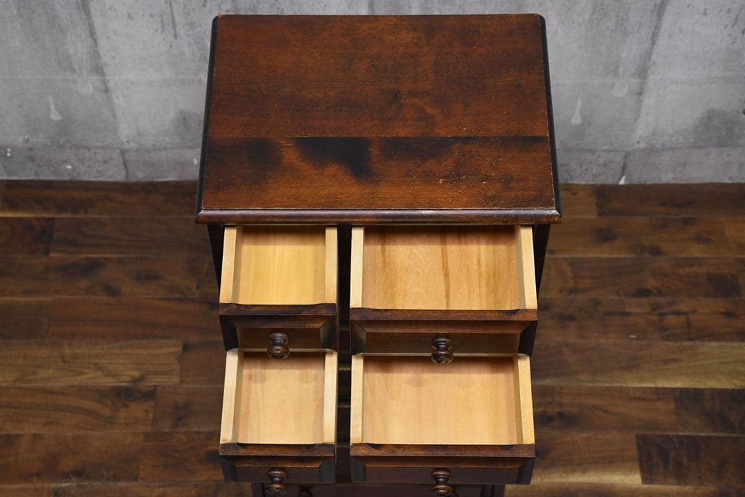 EIK51 北海道民芸家具 HM875 整理箱 小引出し 14.3万 整理タンス