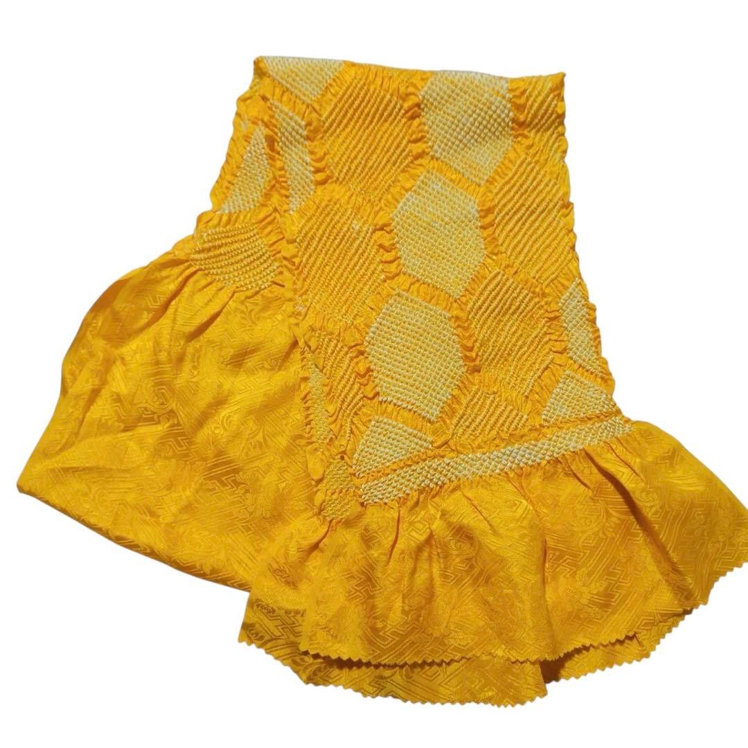 未使用近い　美品　袷　正絹　大島紬　小紋　フルセット