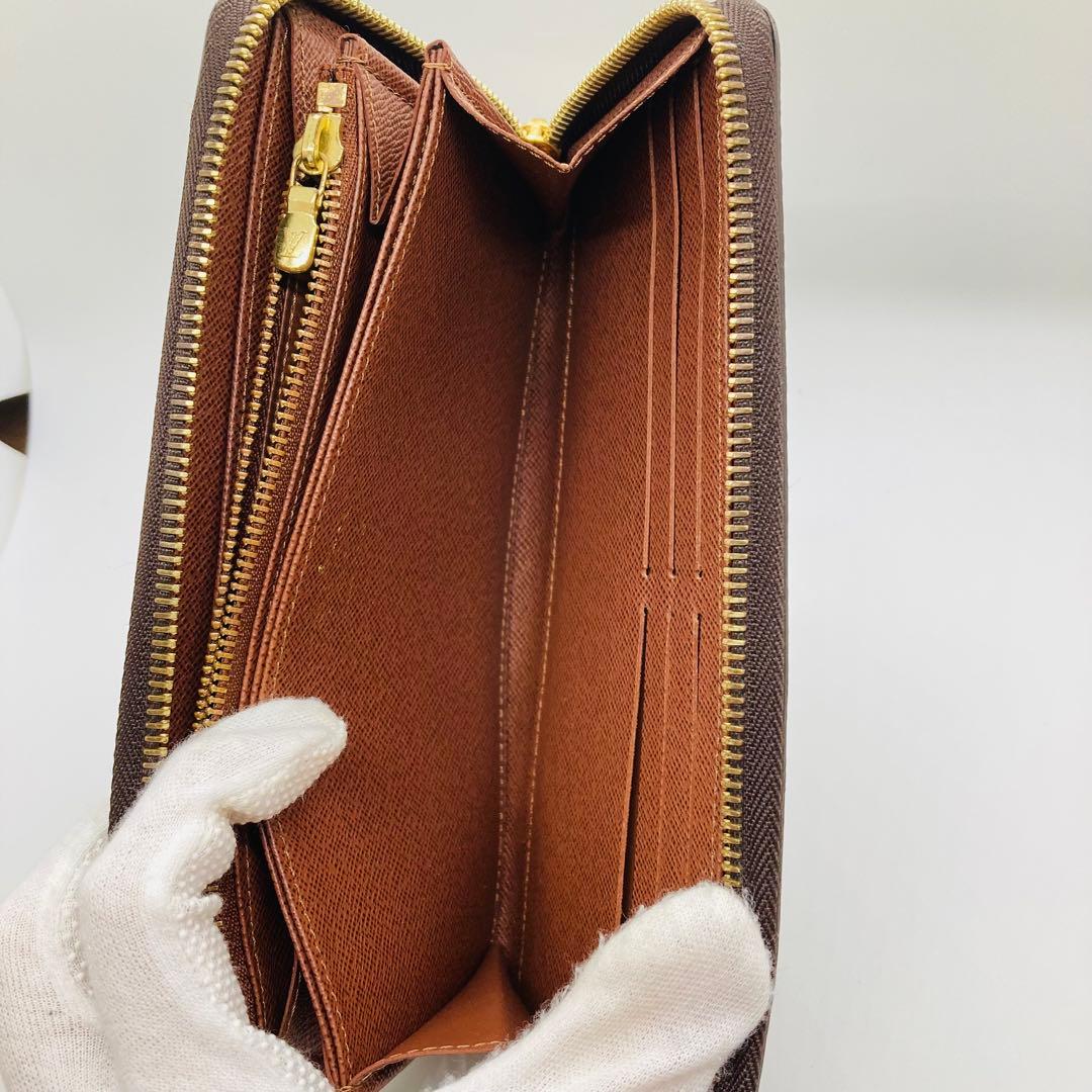 美品 ICタグ ルイヴィトン モノグラム ジッピーウォレット 長財布 A777
