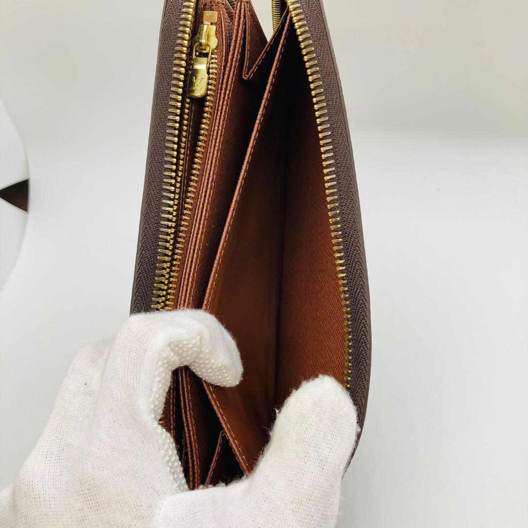 美品 ICタグ ルイヴィトン モノグラム ジッピーウォレット 長財布 A777