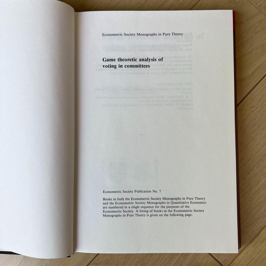 洋書 Game Theoretic Analysis of Voting in ...