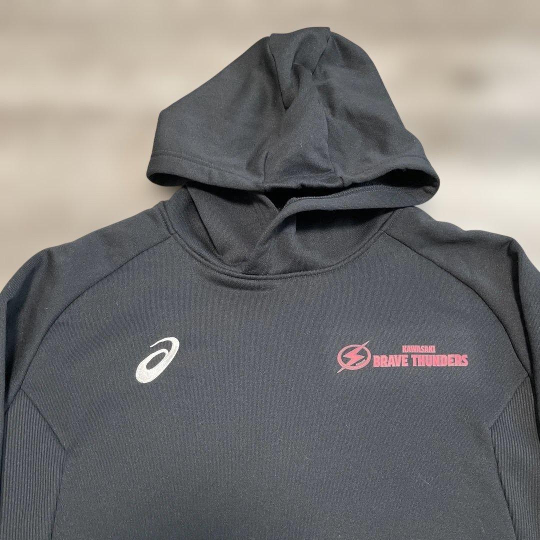 極美品 日本製 asics B LEAGUE 川崎ブレイブサンダース パーカー