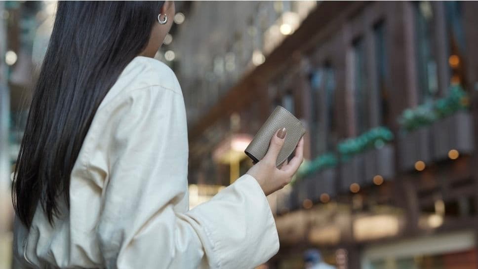 まるぼろ様:maison sbond レザー三つ折り財布 グレージュ