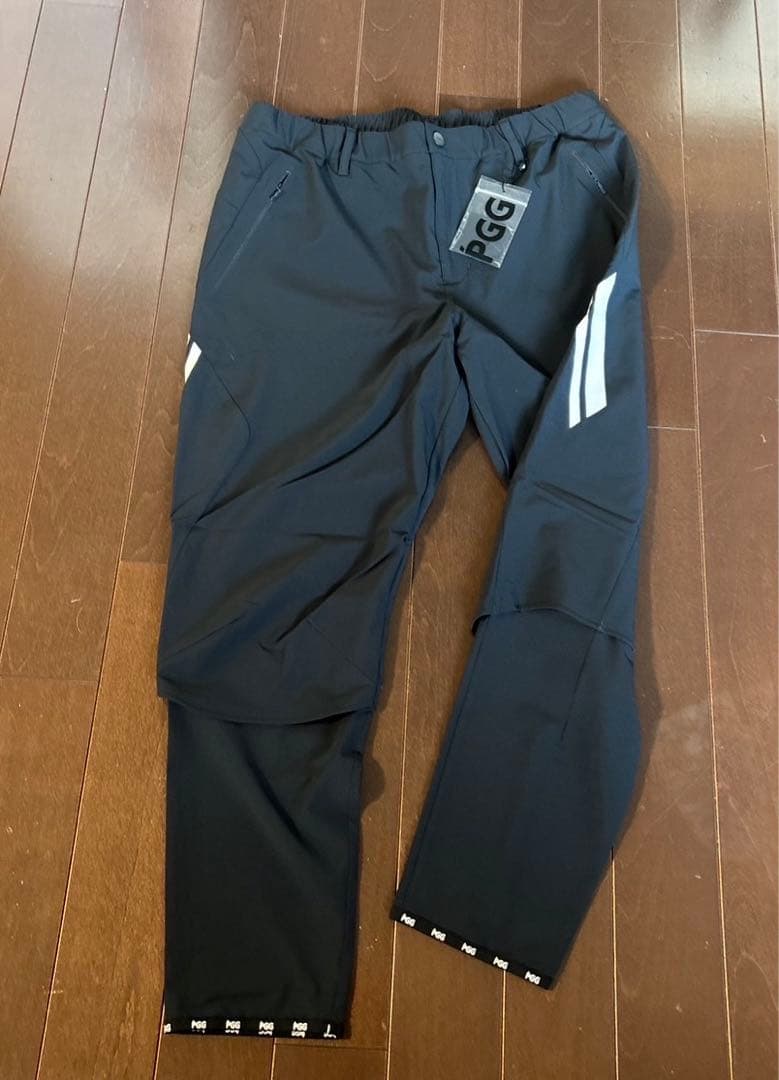 パーリーゲイツPGG Ｐe 4wayストレッチブラックパンツサイズ6