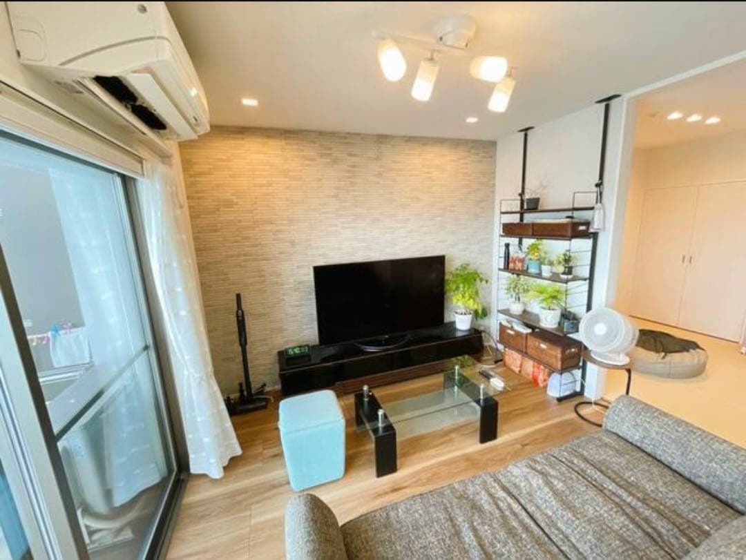 【美品】GZV テレビボード 210cm ブラック ウォールナット 天然木