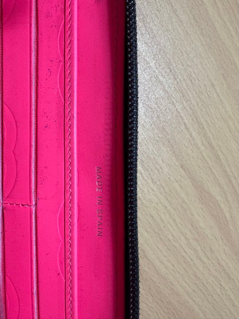 シャネル CHANEL 長財布 ファスナー ココマーク黒