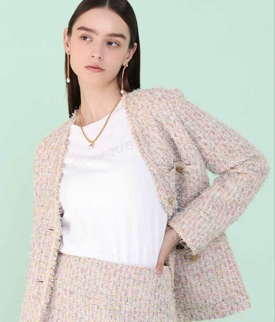 botanique ロゴ入りホワイトTシャツ　38