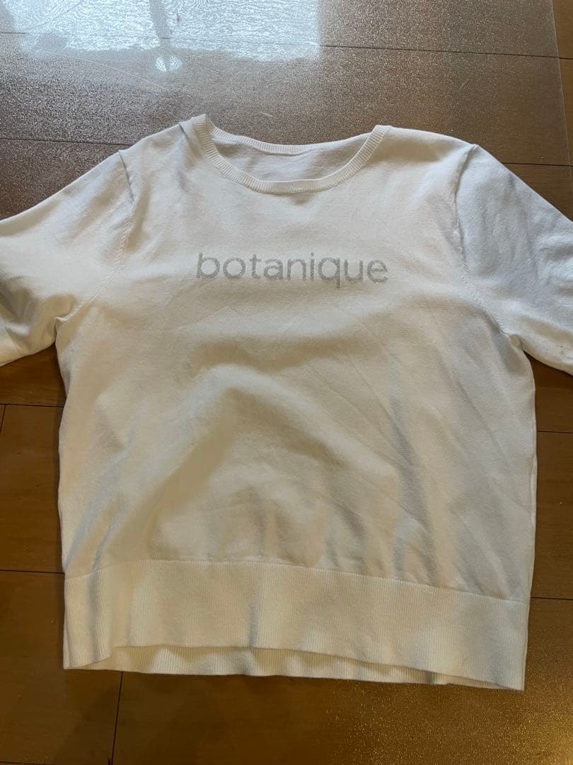 botanique ロゴ入りホワイトTシャツ　38