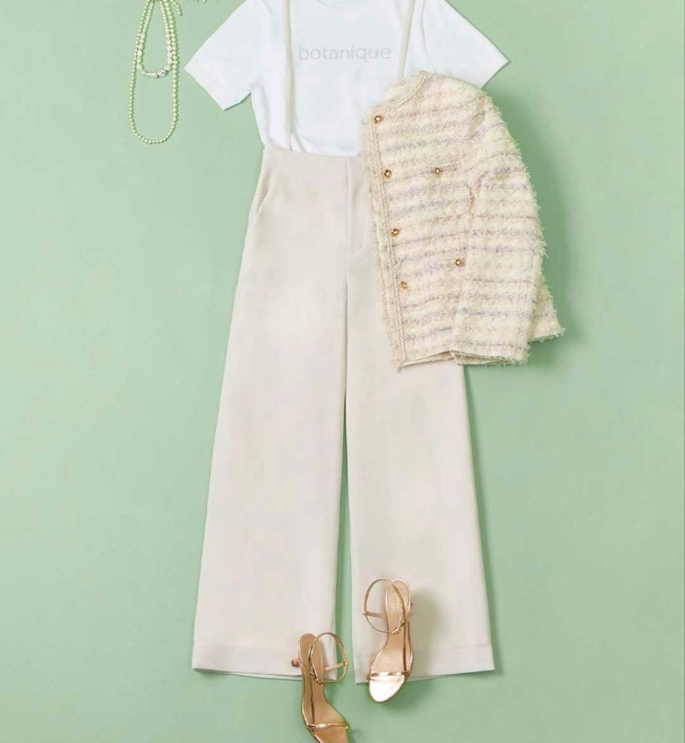 botanique ロゴ入りホワイトTシャツ　38