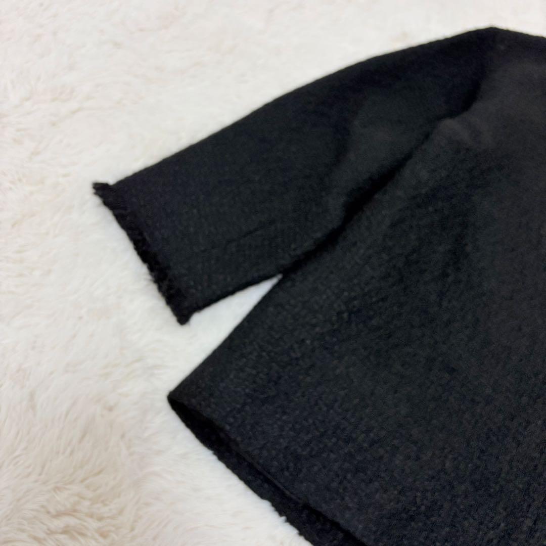 22AW✨ジャーナルスタンダード　ツイードジャケット　ノーカラージャケット