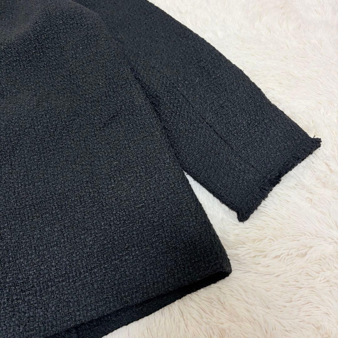 22AW✨ジャーナルスタンダード　ツイードジャケット　ノーカラージャケット