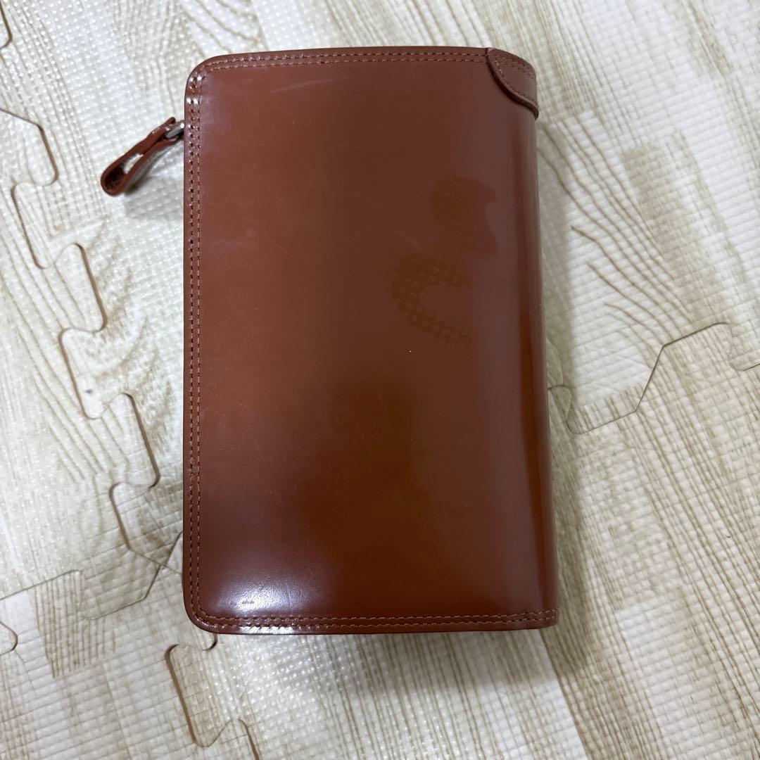 ポーター カウンター ウォレット　二つ折り財布　本革ブラウンレザー