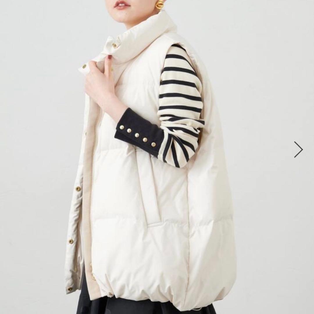 IENA ダウンベスト　オフホワイト