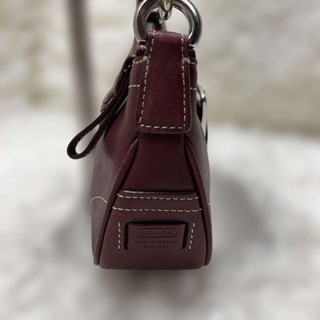 良品 COACH コーチ アクセサリーポーチ　ソーホー　ワンショルダー　レザー