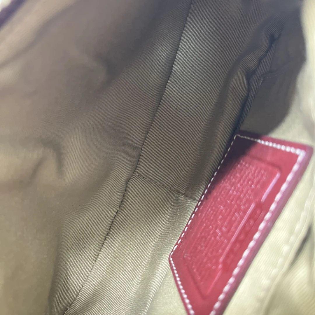 良品 COACH コーチ アクセサリーポーチ　ソーホー　ワンショルダー　レザー