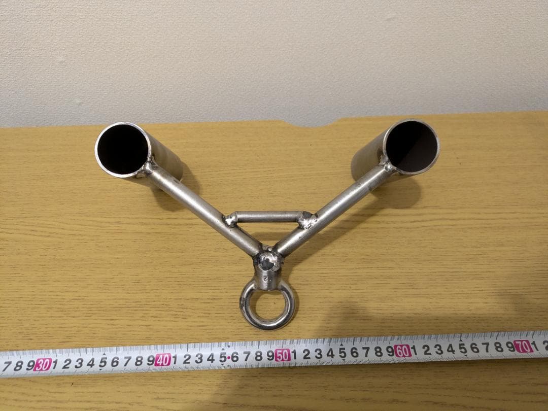 前腕クラッシャー＋ダンベル活用フックとカラビナ付き　アームレスリング