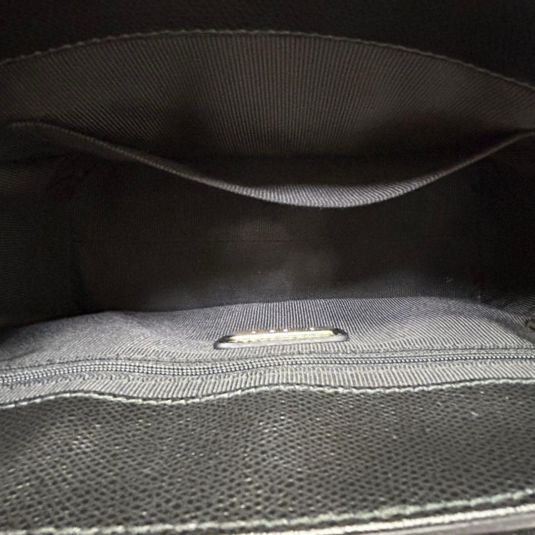 美品 FURLA フルラ ショルダーバッグ 2way 黒 ゴールド メトロポリス