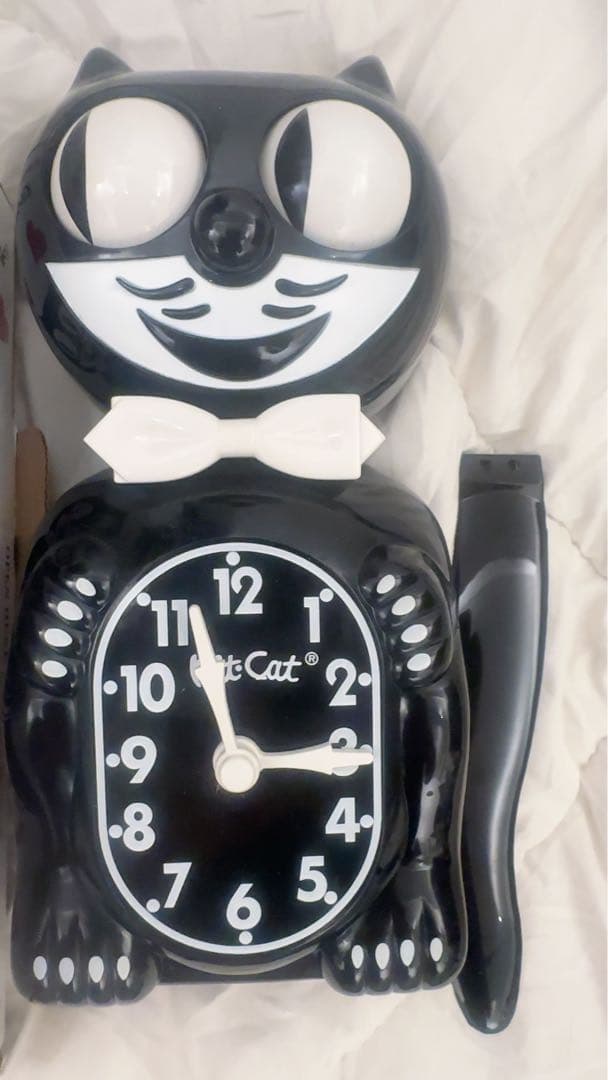 キットキャット　Kit-Cat Klock （ブラック）　時計