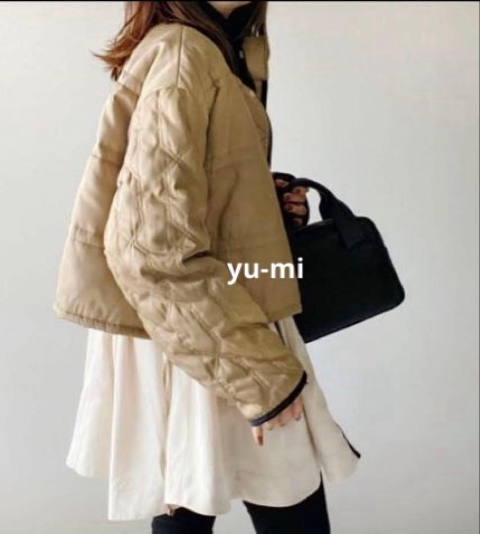 【美品】Eimee Law レイヤードキルトブルゾン　コート　定価24.200円