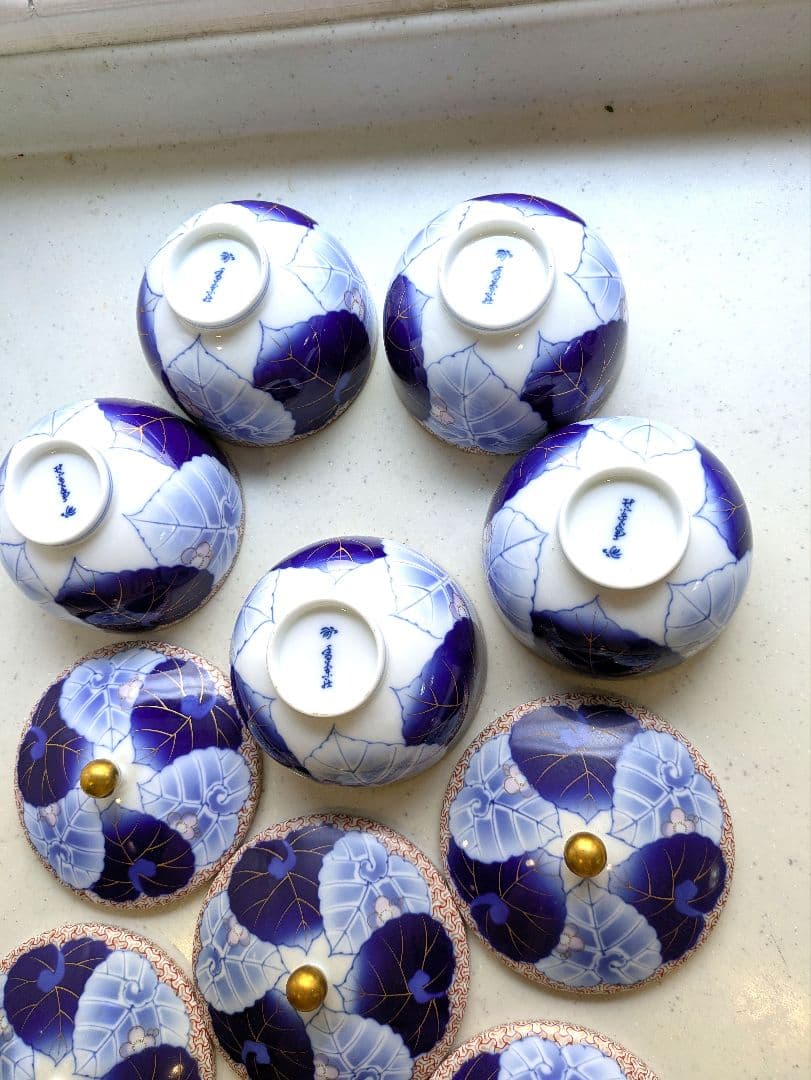 香蘭社　愁海棠　茶器セット