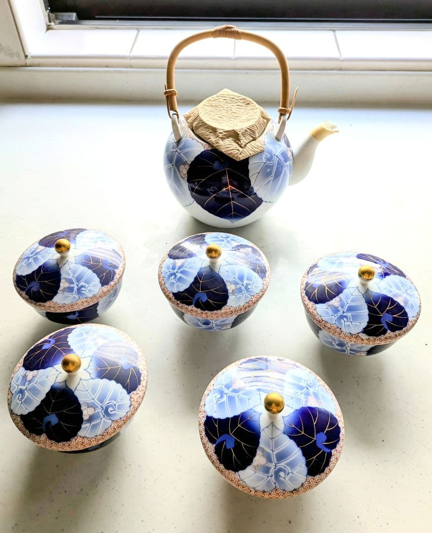 香蘭社　愁海棠　茶器セット