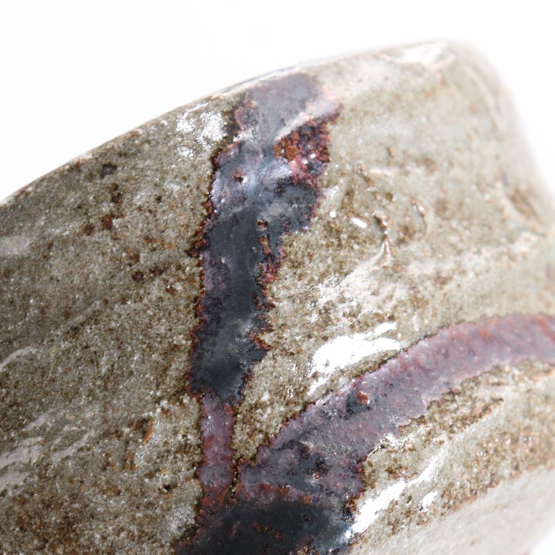 人間国宝 十二代 中里太郎右衛門(無庵)作 絵唐津茶碗 共箱共布　AK892