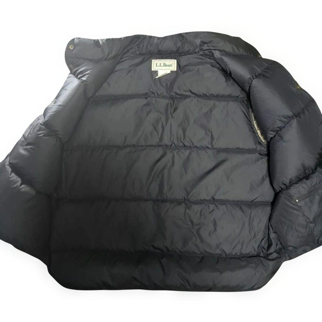 LL.Bean 80～90年代 パッカブル ダウンベスト ブラック 傷あり XL