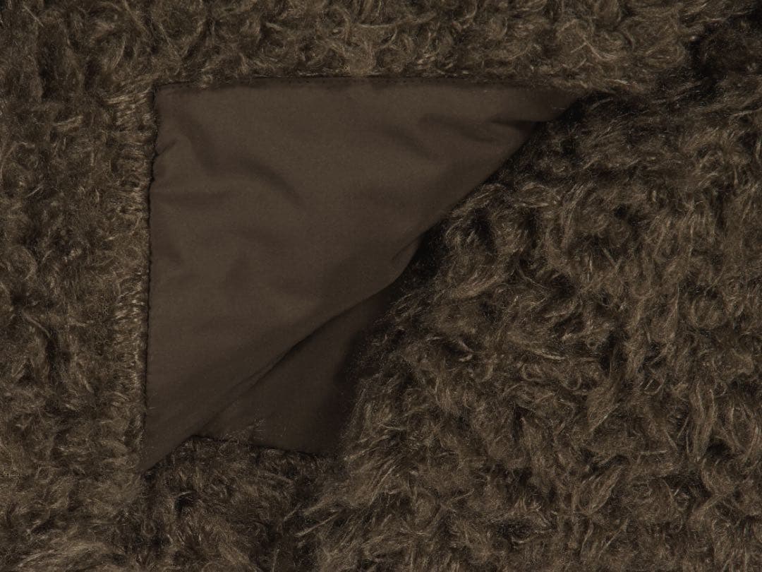 coyseio アウター HAIRY FUR JACKET BROWN