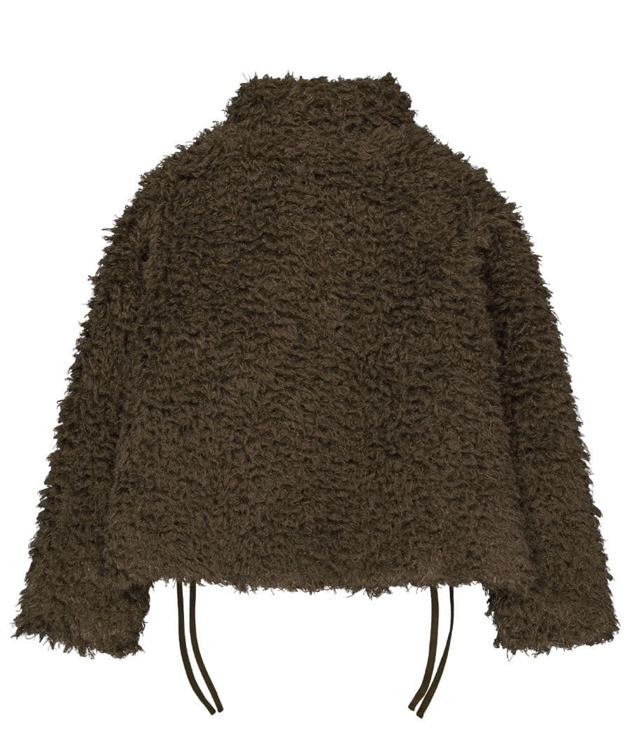 coyseio アウター HAIRY FUR JACKET BROWN