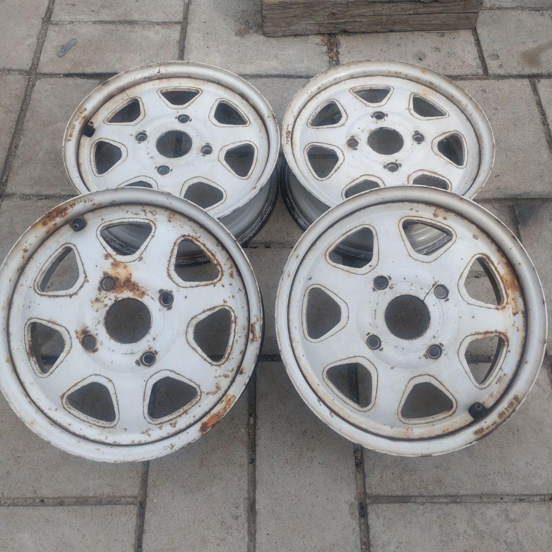 13インチ　鉄チンホイール　PCD114.3