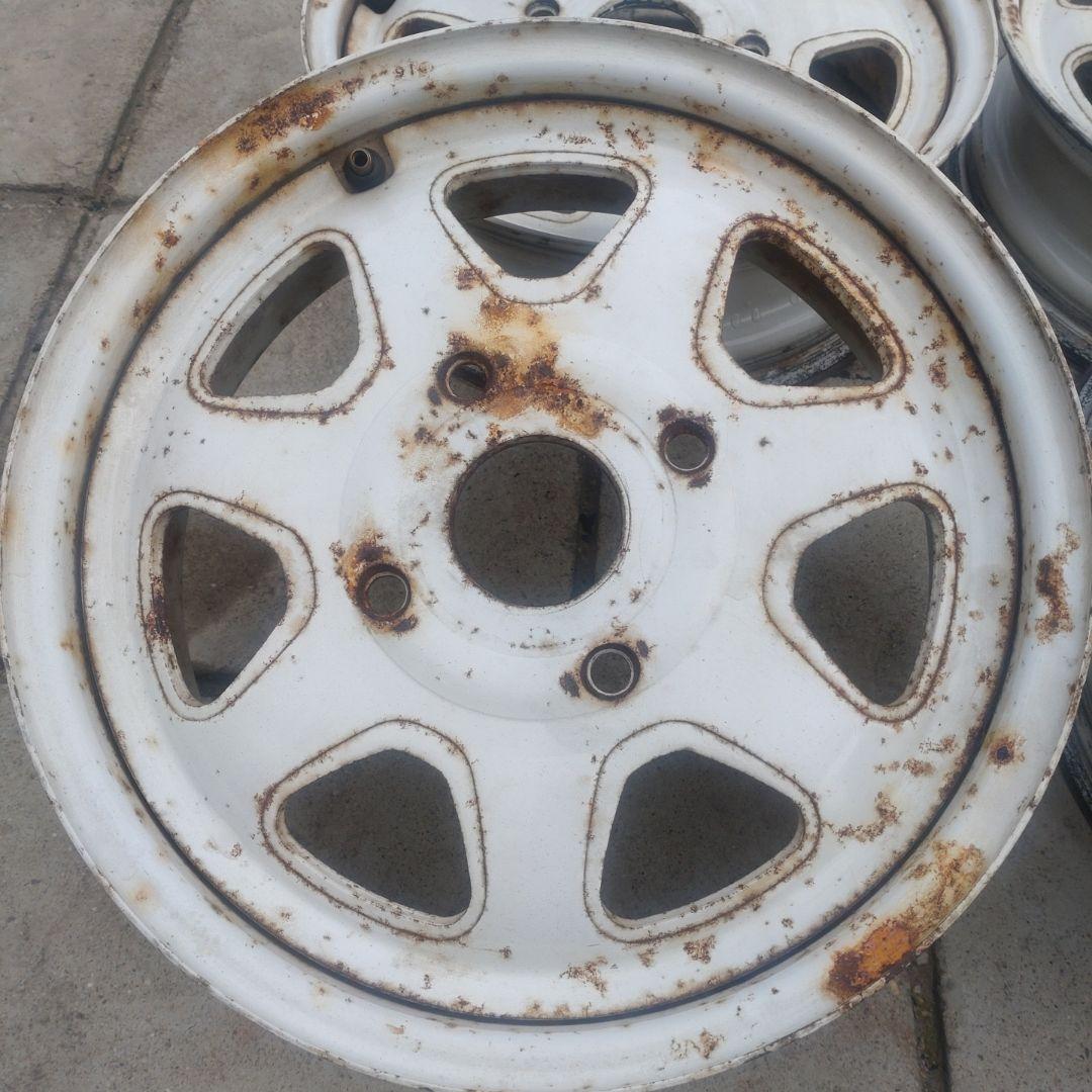 13インチ　鉄チンホイール　PCD114.3