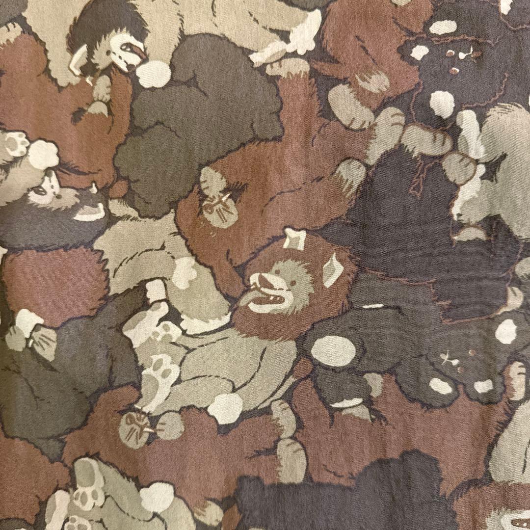 動物迷彩柄 ミリタリージャケット ジャングルファティーグ