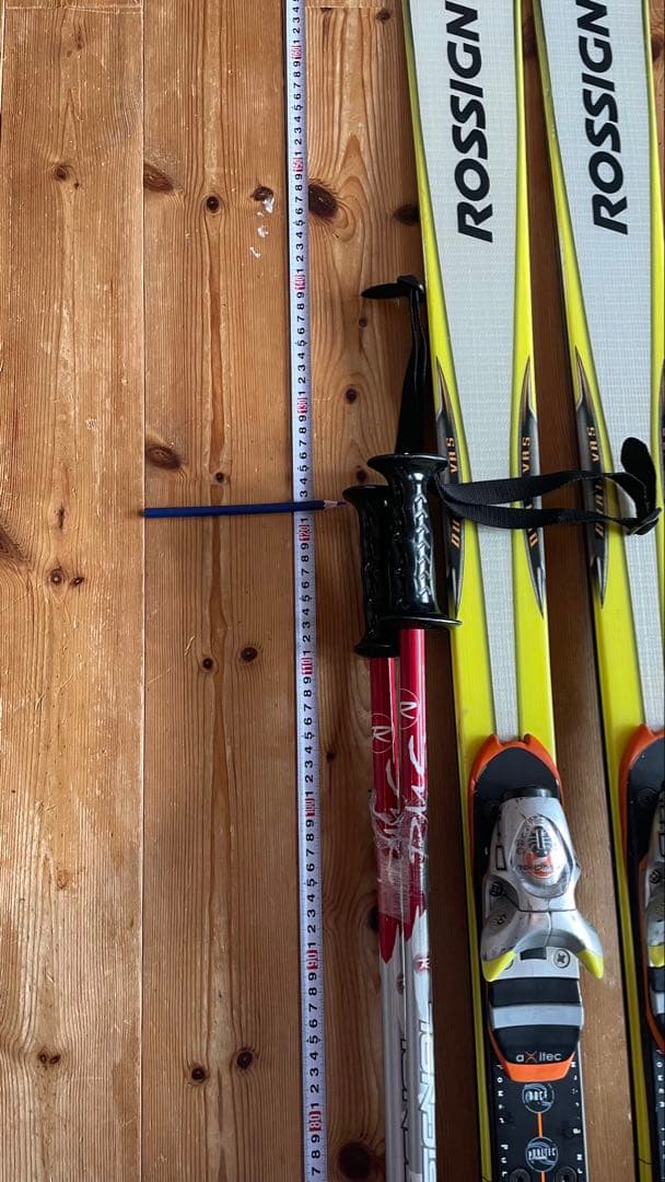 カービングスキー板ロシニョール大人男性181cmビンディングストックセット