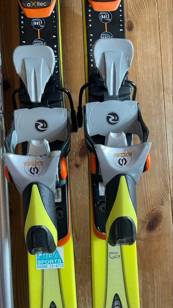 カービングスキー板ロシニョール大人男性181cmビンディングストックセット