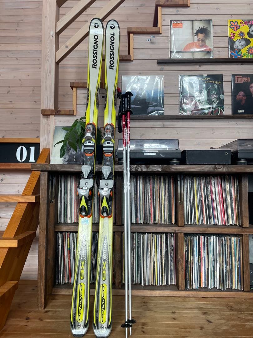 カービングスキー板ロシニョール大人男性181cmビンディングストックセット