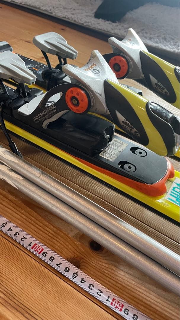 カービングスキー板ロシニョール大人男性181cmビンディングストックセット