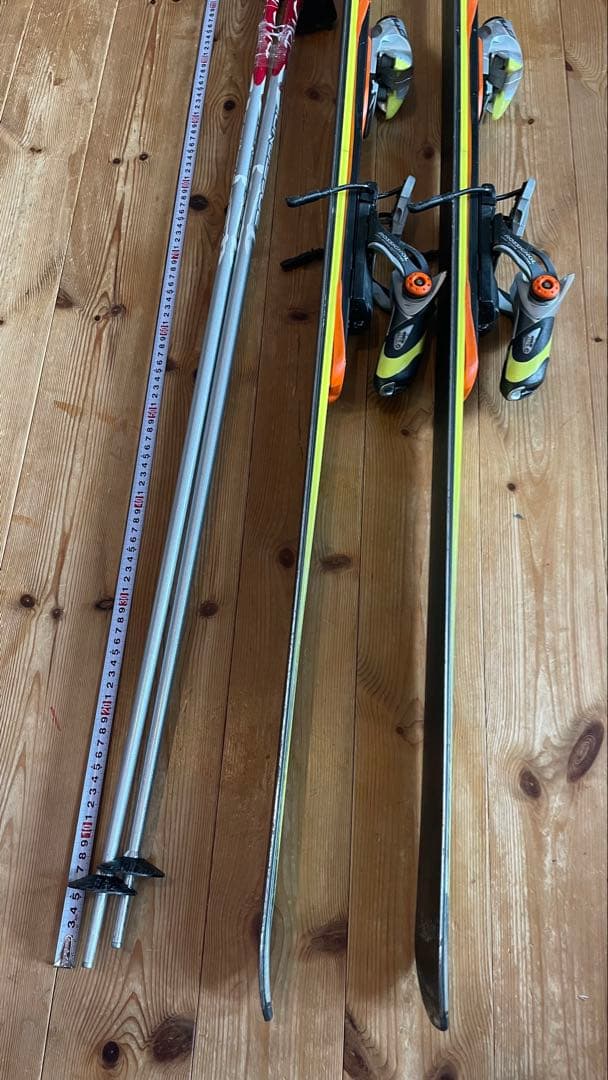 カービングスキー板ロシニョール大人男性181cmビンディングストックセット