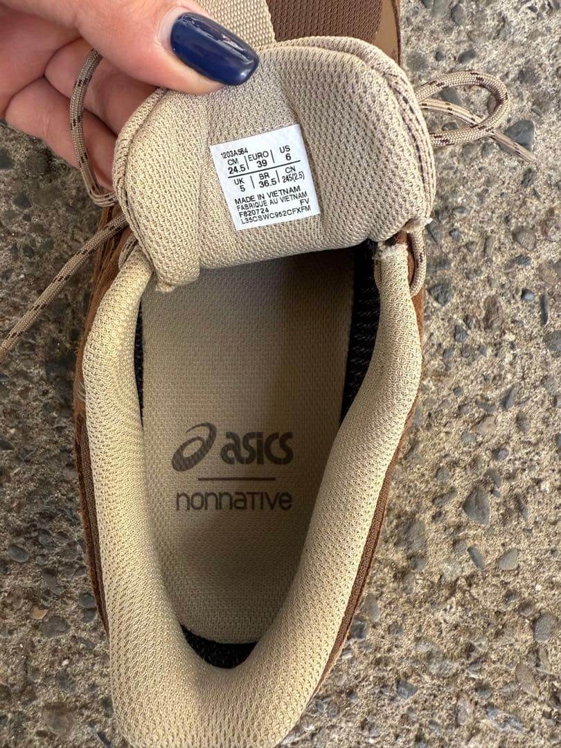 くま！！Gel-TERRAIN GTX asics✖️nonnaTIVE