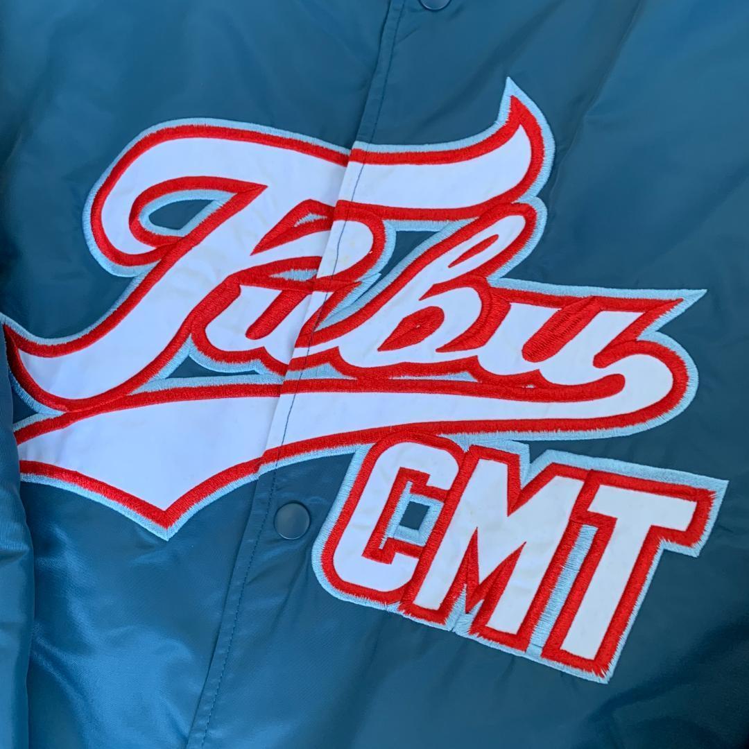 FUBU x CMT 刺繍ロゴ スタジャン ブルゾン 90s Y2K コラボ