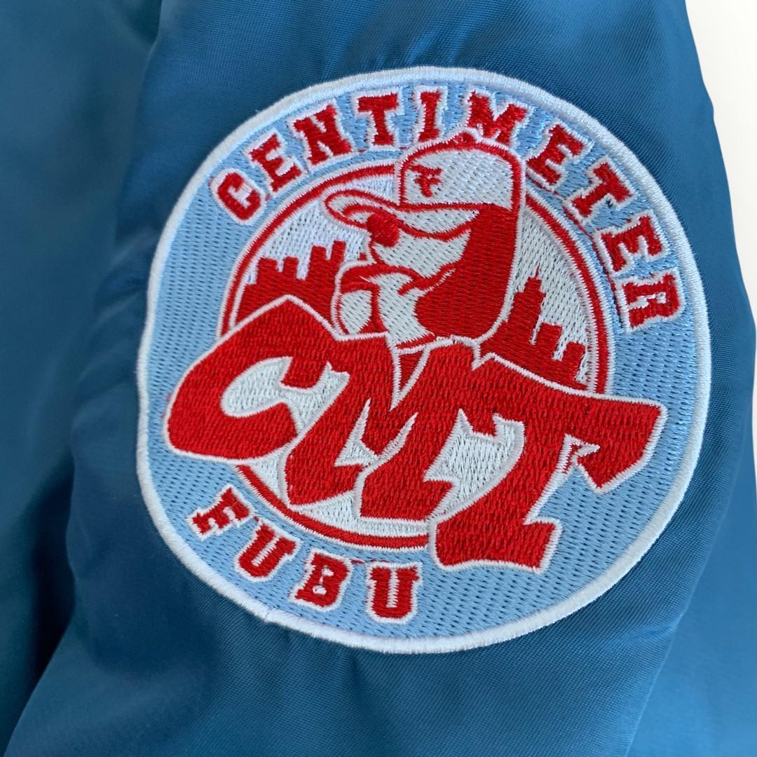 FUBU x CMT 刺繍ロゴ スタジャン ブルゾン 90s Y2K コラボ