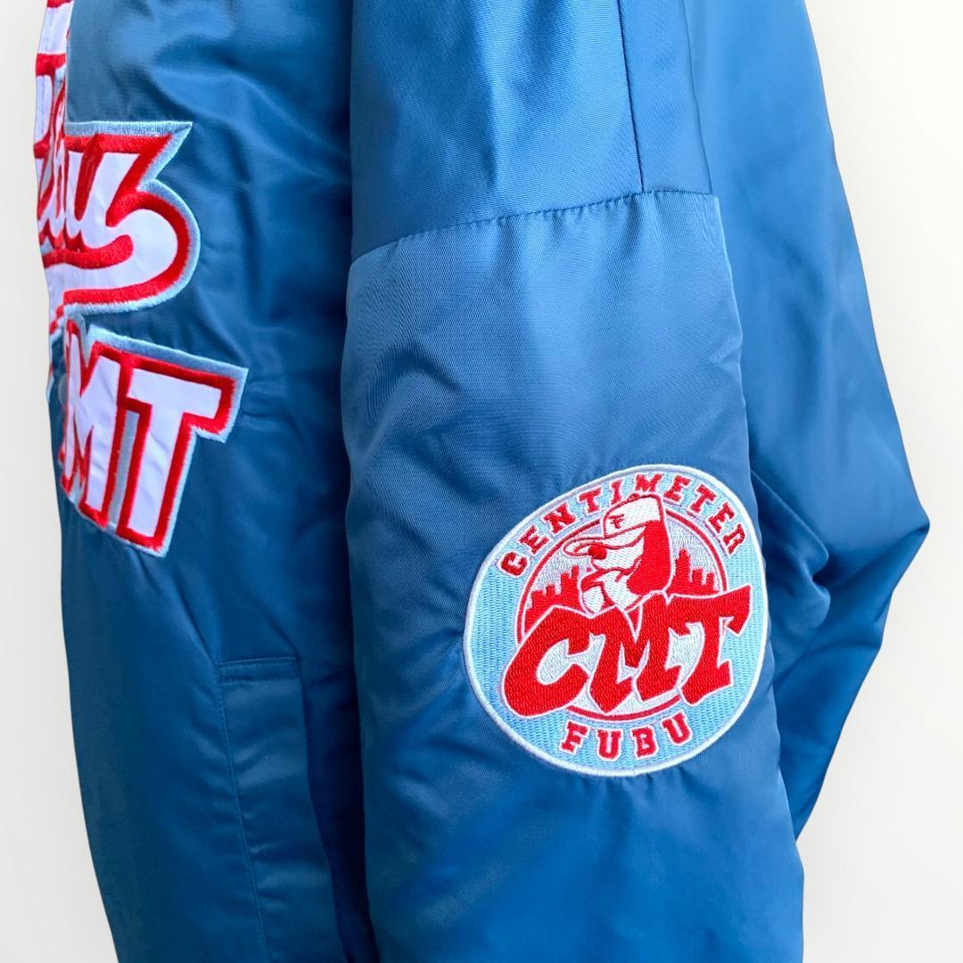 FUBU x CMT 刺繍ロゴ スタジャン ブルゾン 90s Y2K コラボ