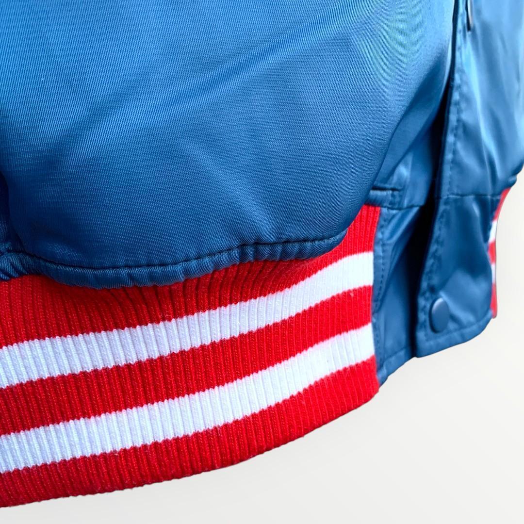 FUBU x CMT 刺繍ロゴ スタジャン ブルゾン 90s Y2K コラボ