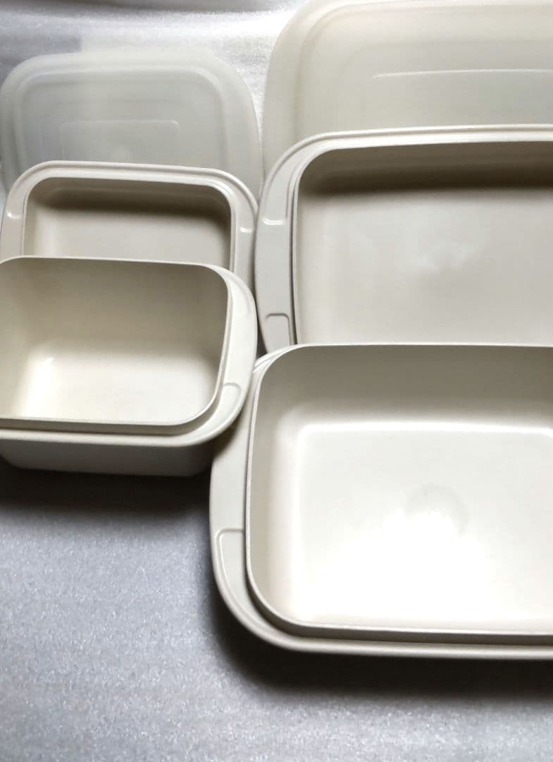 【生産終了】タッパーウェア　ウルトラ21　大-小　2個 6点セット