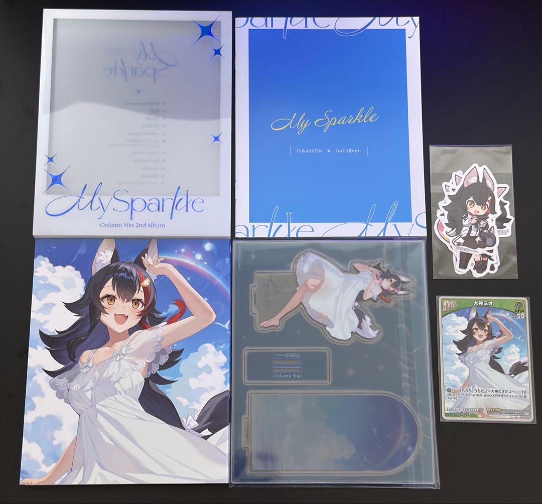 ナ*ン様 大神ミオ 2nd アルバム『My Sparkle』完全生産限定盤×4