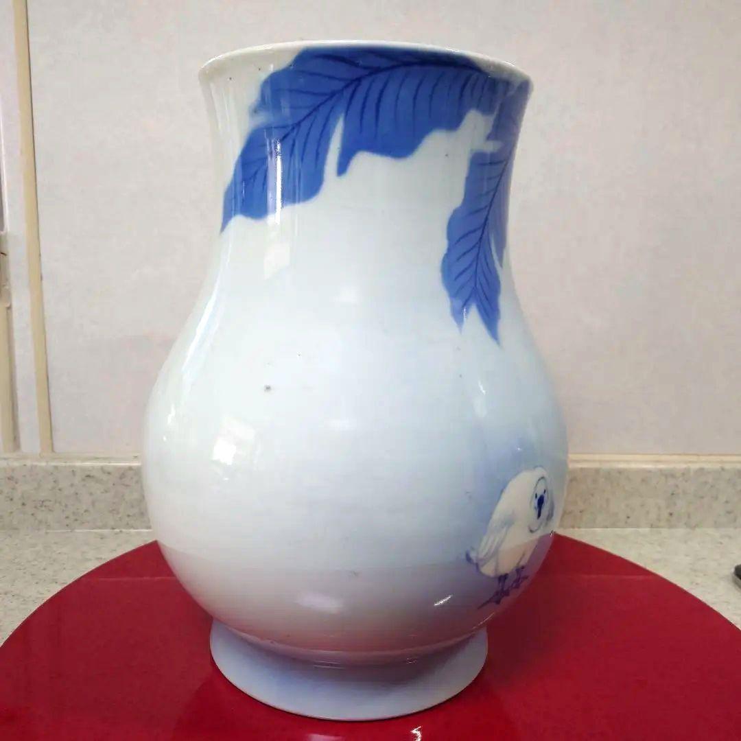 さ*ら様 【ヴィンテージ】オールド深川製磁特大花瓶 有田焼 宮内庁御用達 花生