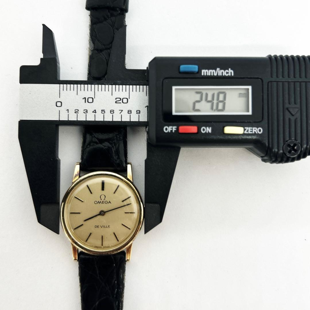 オメガ OMEGA レディース 時計 手巻き デビル ゴールド 稼働品