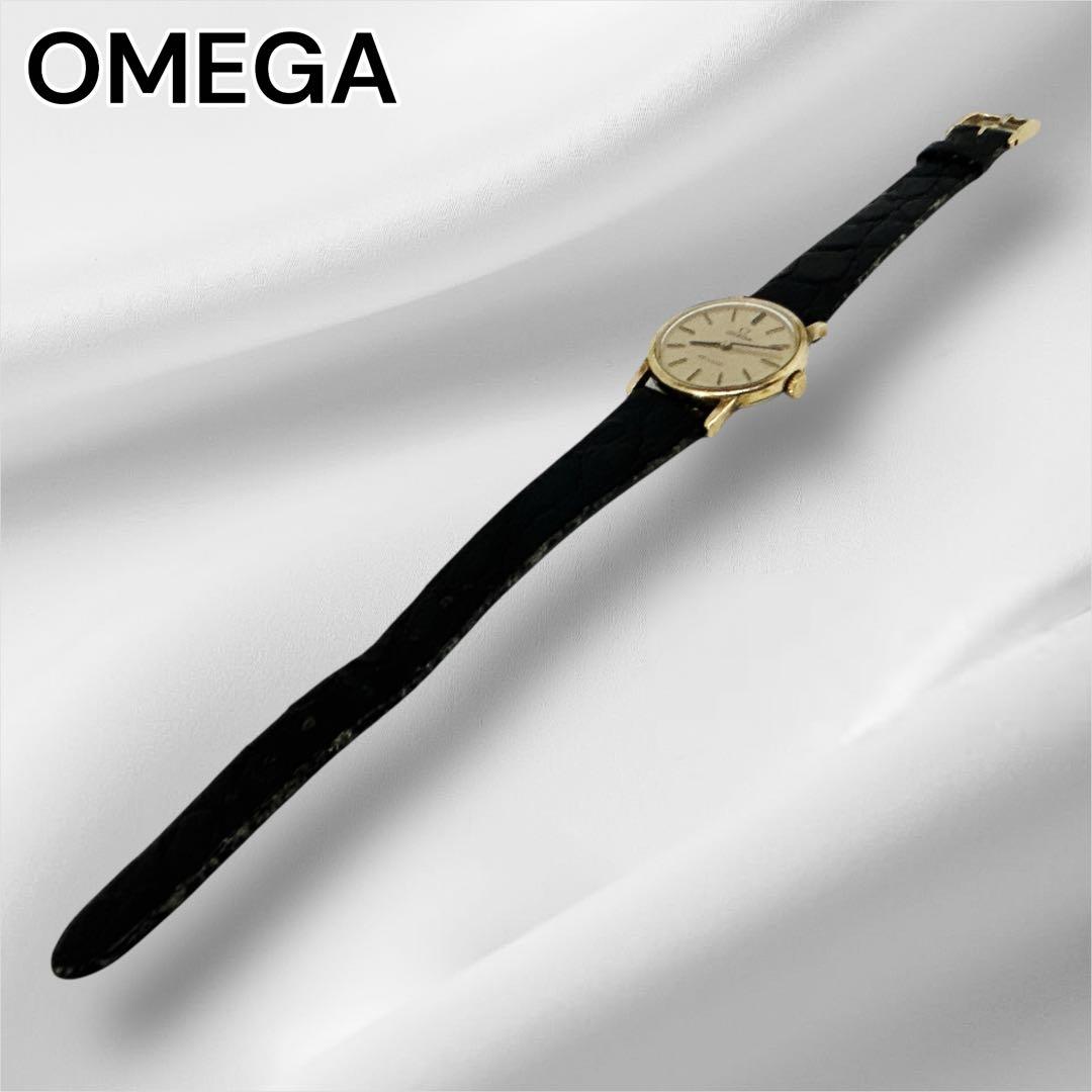 オメガ OMEGA レディース 時計 手巻き デビル ゴールド 稼働品